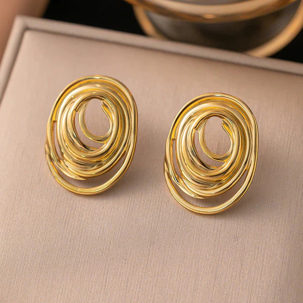 Spiral Stud Earrings
