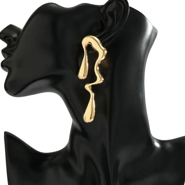 Chunky Waterdrop Earrings