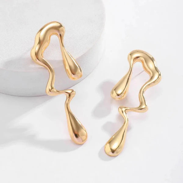 Chunky Waterdrop Earrings