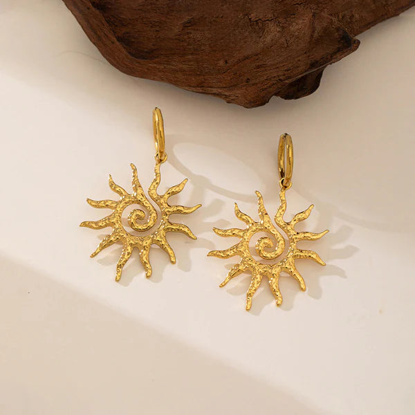 Sun Shaped Earrings