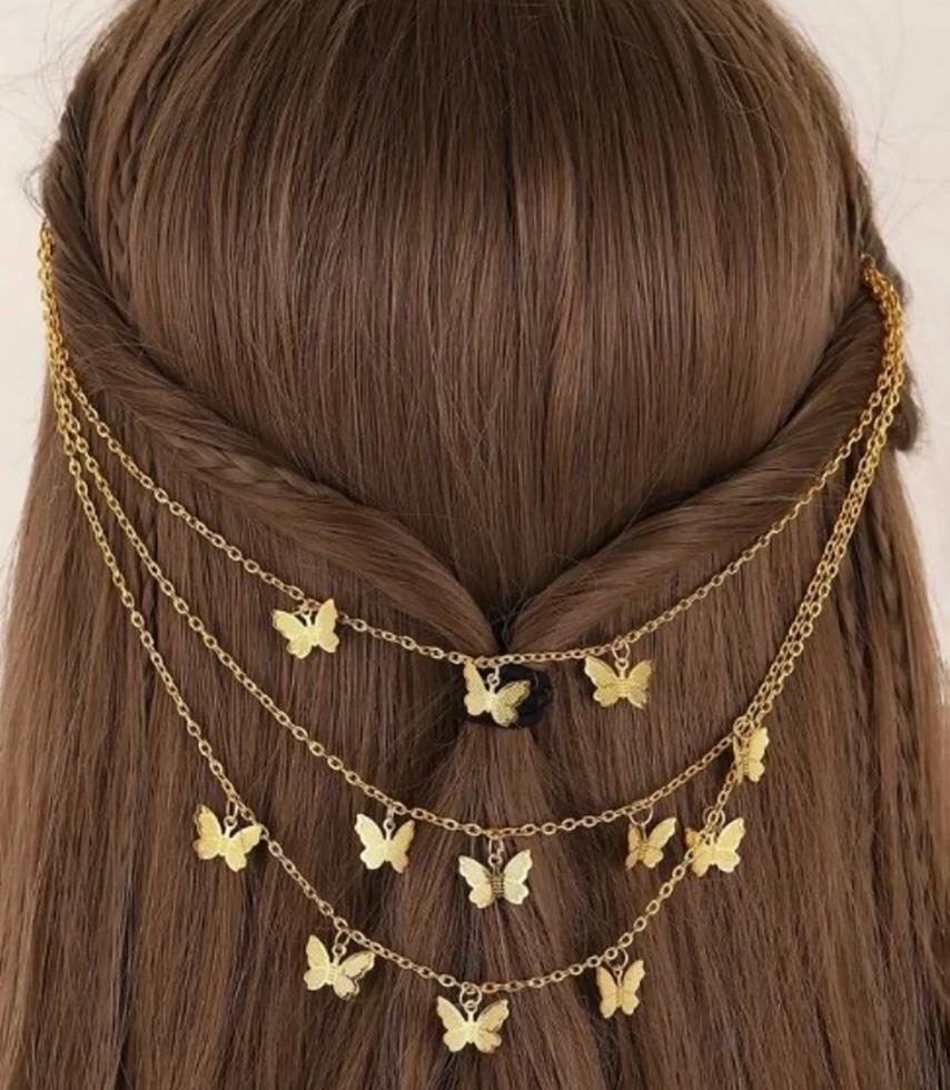 Golden and Silver Hair Accessories