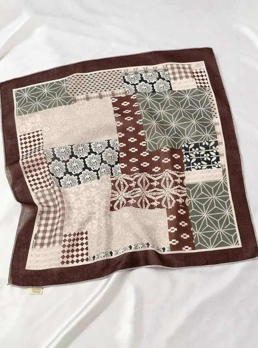 Boho Patchwork Scarf