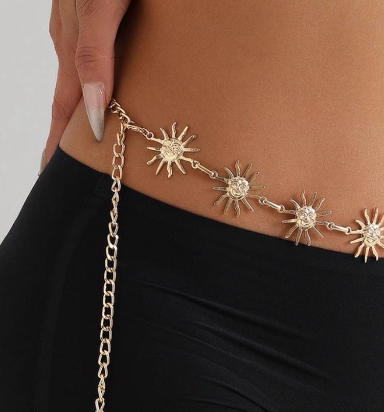 Sun Structured Waist Chain