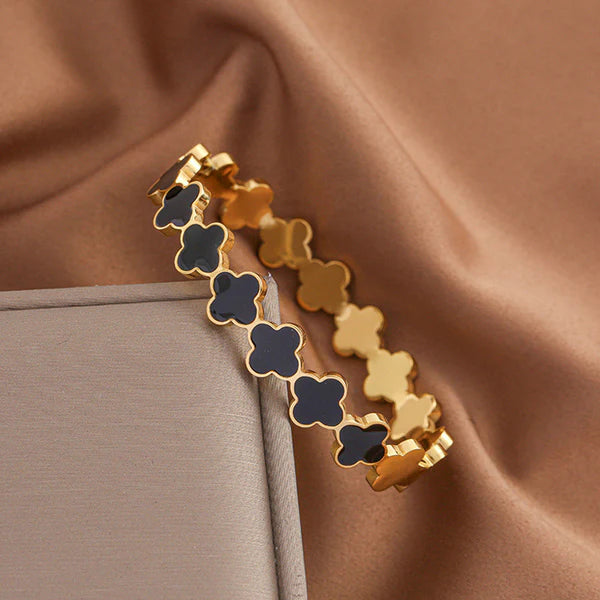 Clover themed bracelet