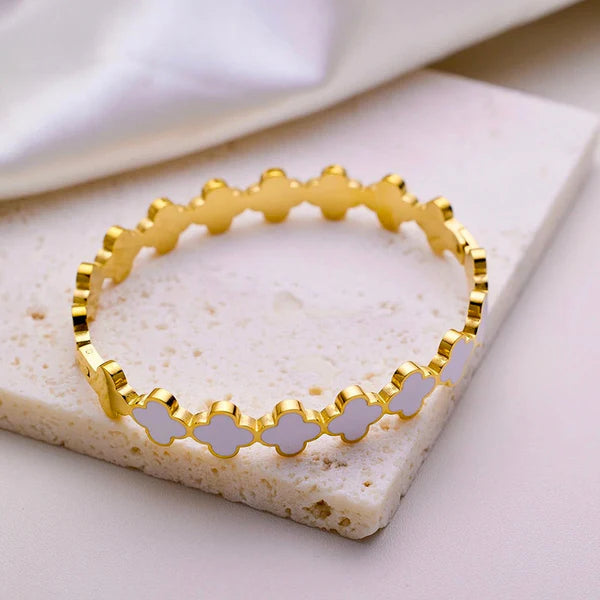 Clover themed bracelet