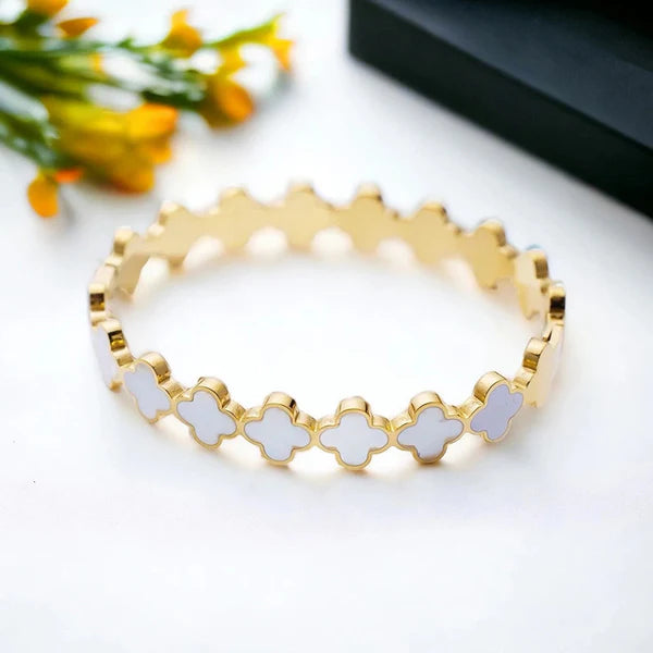 Clover themed bracelet