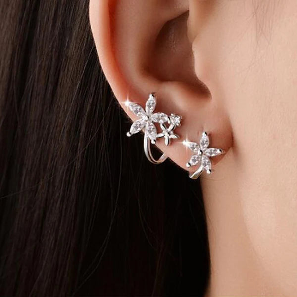 Triple Star Shaped Ear cuffs Earrings