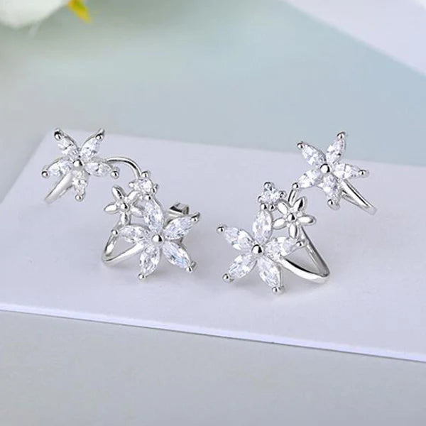 Triple Star Shaped Ear cuffs Earrings