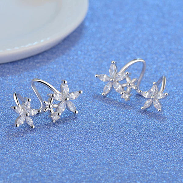 Triple Star Shaped Ear cuffs Earrings