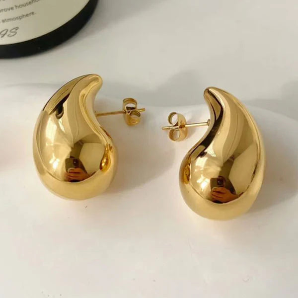 Chunky Dome Drop Earrings