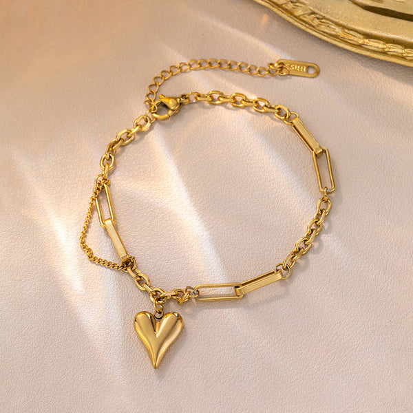 Heart Charm Bracelet