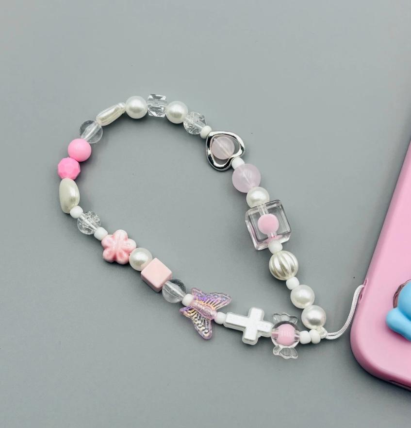 Soft Pink Phone Charm