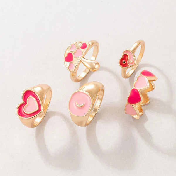 Pink Rings Set