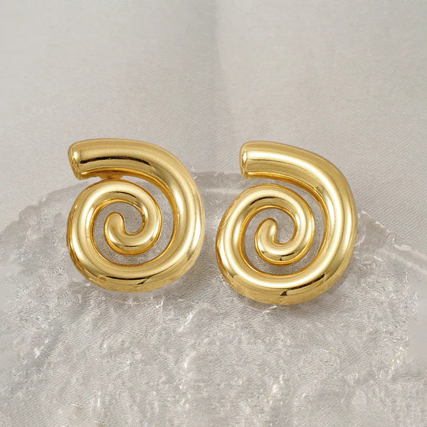 Spiral Chunky Earrings