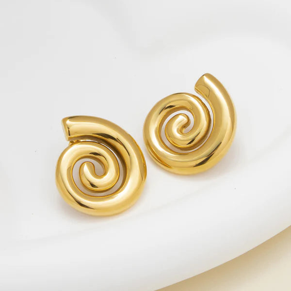 Spiral Chunky Earrings